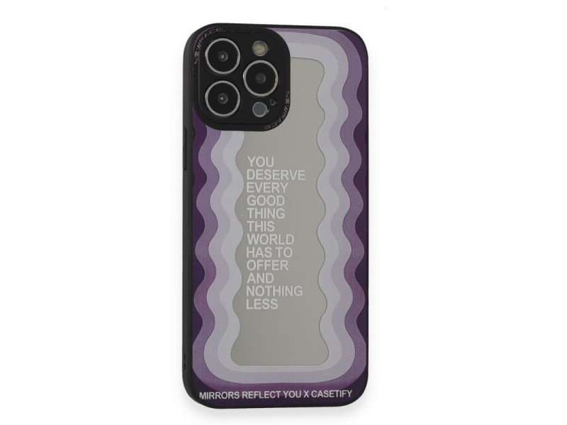 Newface iPhone 14 Pro Max Kılıf Mirror Desenli Kapak - Mirror - 5