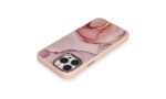 Newface iPhone 14 Pro Max Kılıf Moda Simli Kapak - Rose