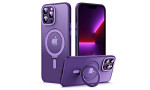 Newface iPhone 14 Pro Max Kılıf Mudo Mat Magneticsafe Kapak - Lacivert