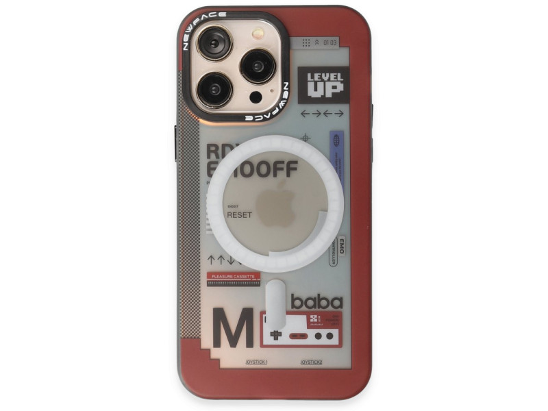 Newface iPhone 14 Pro Max Kılıf Venüs Magneticsafe Desenli Kapak - Venüs - 11