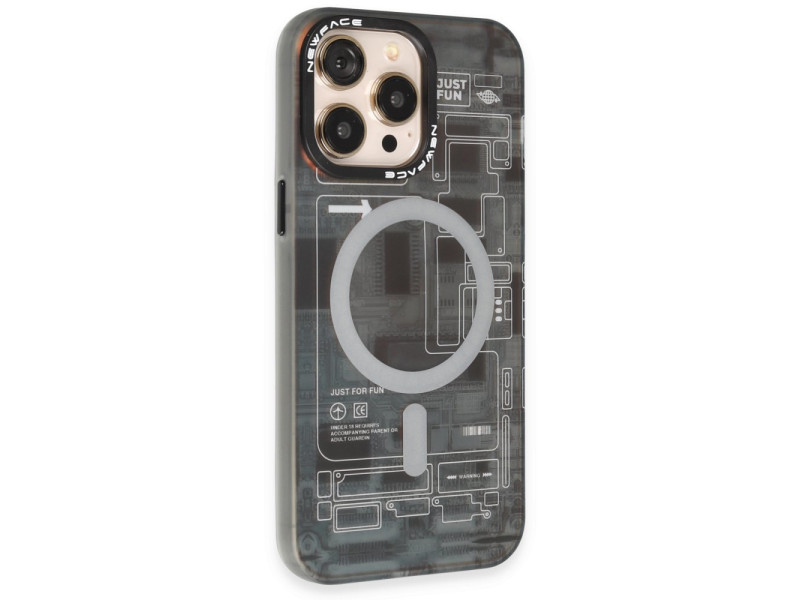 Newface iPhone 14 Pro Max Kılıf Venüs Magneticsafe Desenli Kapak - Venüs - 4