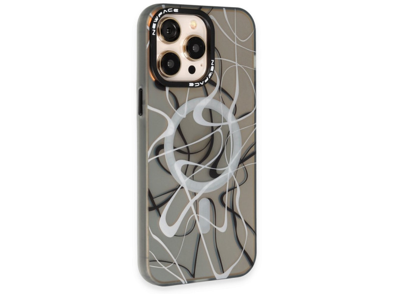 Newface iPhone 14 Pro Max Kılıf Venüs Magneticsafe Desenli Kapak - Venüs - 5