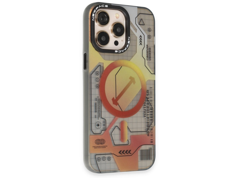 Newface iPhone 14 Pro Max Kılıf Venüs Magneticsafe Desenli Kapak - Venüs - 6