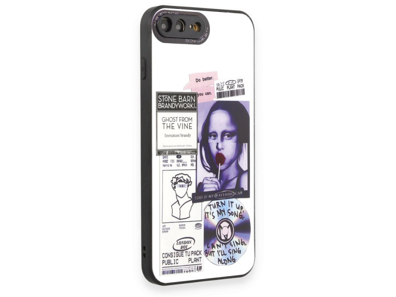Newface iPhone 7 Plus Kılıf Mirror Desenli Kapak - Mirror - 2
