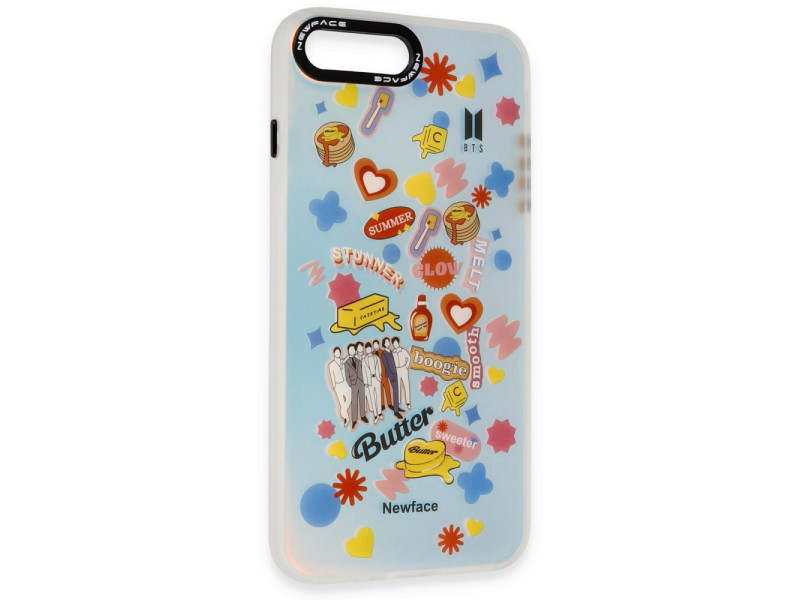 Newface iPhone 8 Plus Kılıf Estoril Desenli Kapak - Estoril - 16