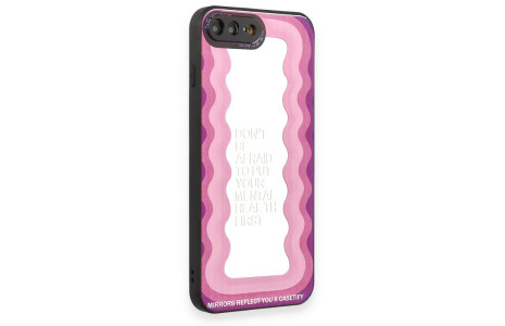 Newface iPhone 8 Plus Kılıf Mirror Desenli Kapak - Mirror - 11