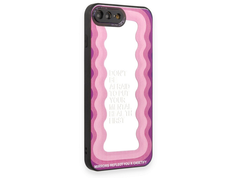 Newface iPhone 8 Plus Kılıf Mirror Desenli Kapak - Mirror - 11