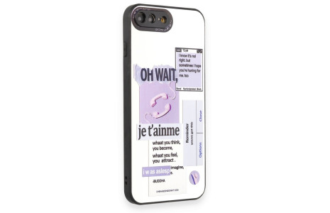 Newface iPhone 8 Plus Kılıf Mirror Desenli Kapak - Mirror - 4