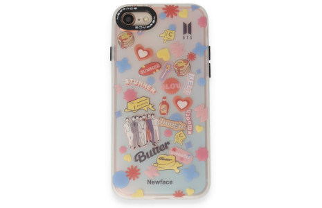 Newface iPhone SE 2020 Kılıf Estoril Desenli Kapak - Estoril - 16