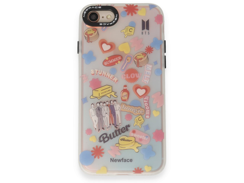 Newface iPhone SE 2020 Kılıf Estoril Desenli Kapak - Estoril - 16