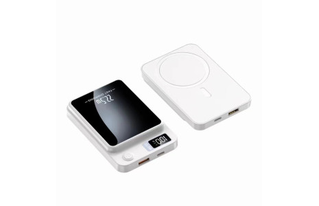 Newface MAG103 10.000 mAh PD 22.5 Watt Magneticsafe Powerbank - Beyaz