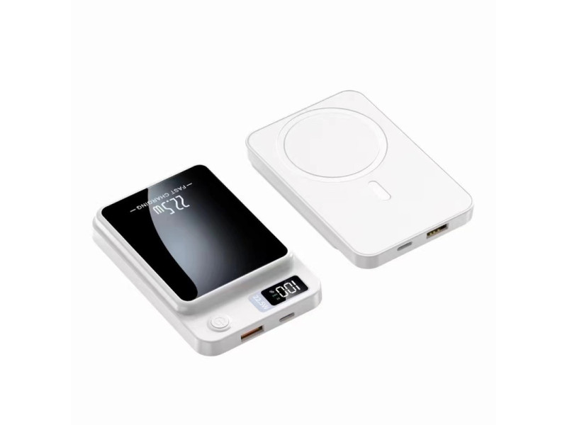 Newface MAG103 10.000 mAh PD 22.5 Watt Magneticsafe Powerbank - Beyaz