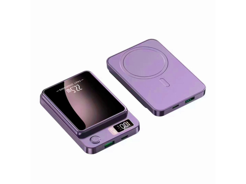Newface MAG103 10.000 mAh PD 22.5 Watt Magneticsafe Powerbank - Mor