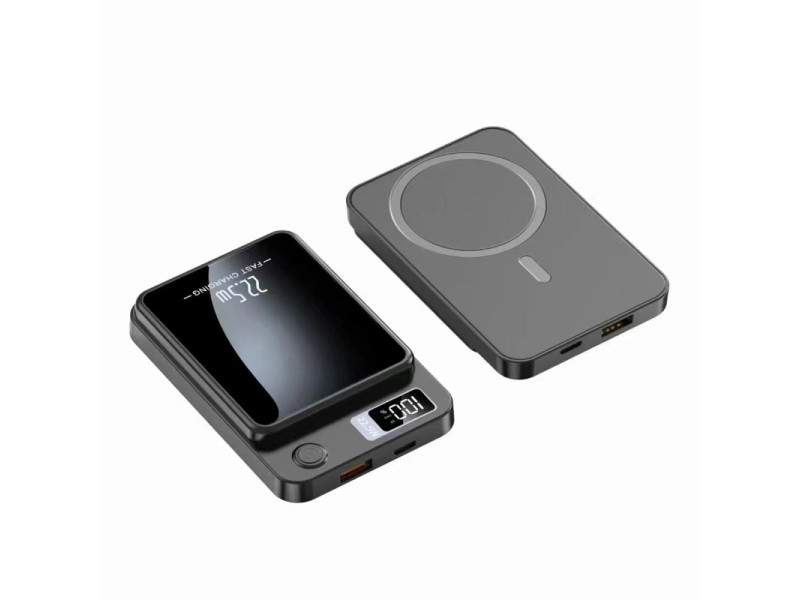 Newface MAG103 10.000 mAh PD 22.5 Watt Magneticsafe Powerbank - Siyah