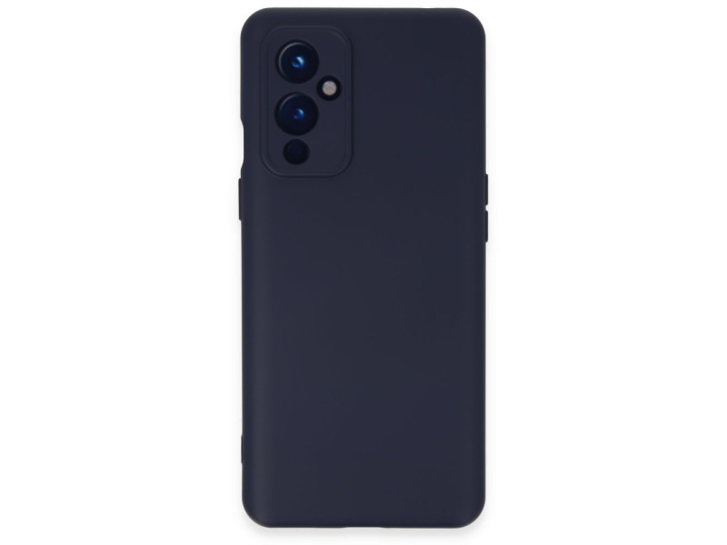 Newface One Plus 9 Kılıf Nano içi Kadife Silikon - Lacivert