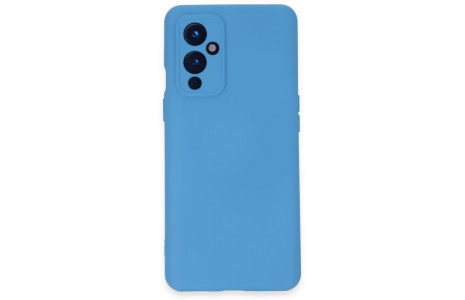 Newface One Plus 9 Kılıf Nano içi Kadife Silikon - Mavi