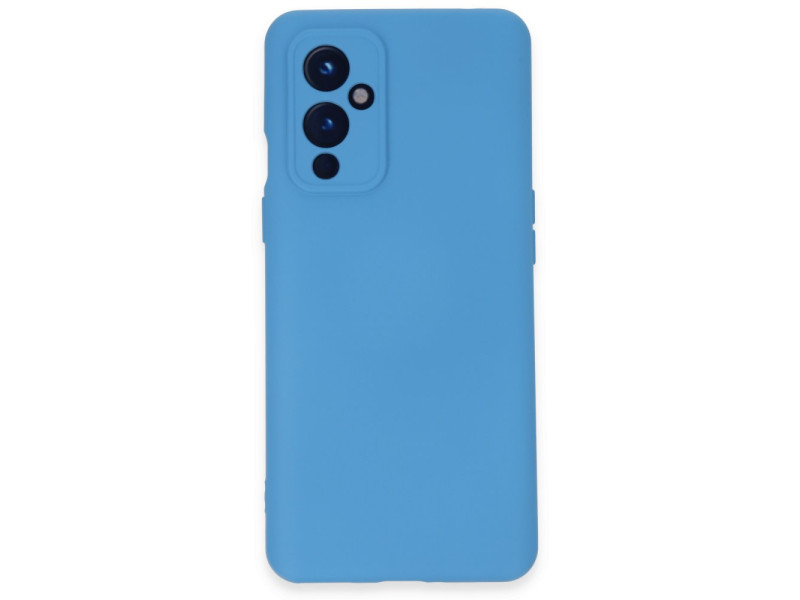 Newface One Plus 9 Kılıf Nano içi Kadife Silikon - Mavi