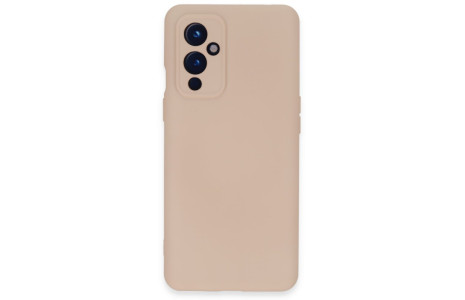 Newface One Plus 9 Kılıf Nano içi Kadife Silikon - Pudra