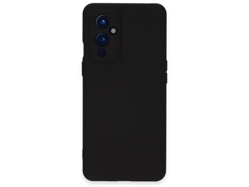Newface One Plus 9 Kılıf Nano içi Kadife Silikon - Siyah