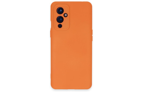 Newface One Plus 9 Kılıf Nano içi Kadife Silikon - Turuncu