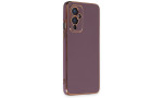 Newface One Plus 9 Kılıf Volet Silikon - Mor