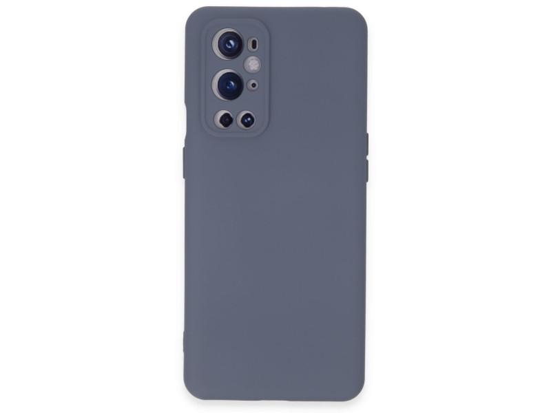 Newface One Plus 9 Pro Kılıf Nano içi Kadife Silikon - Gri