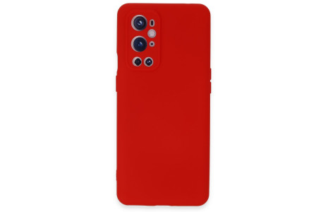 Newface One Plus 9 Pro Kılıf Nano içi Kadife Silikon - Kırmızı