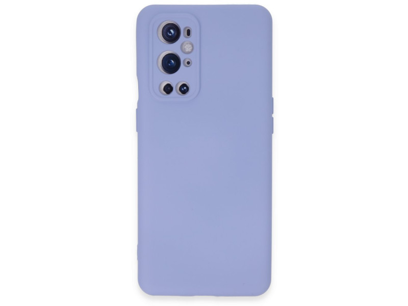 Newface One Plus 9 Pro Kılıf Nano içi Kadife Silikon - Lila