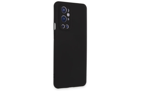 Newface One Plus 9 Pro Kılıf Nano içi Kadife Silikon - Siyah
