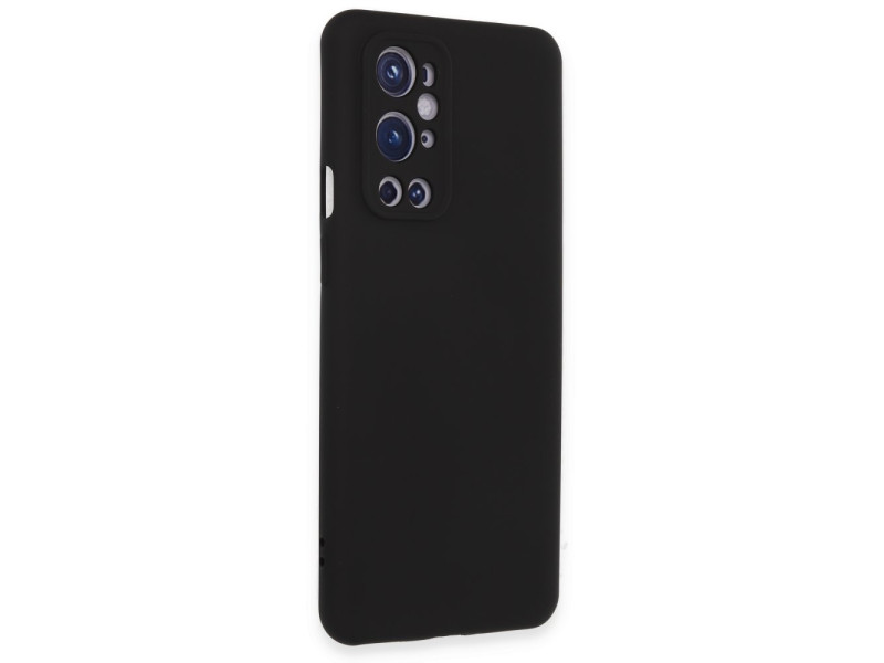 Newface One Plus 9 Pro Kılıf Nano içi Kadife Silikon - Siyah