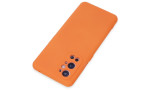 Newface One Plus 9 Pro Kılıf Nano içi Kadife Silikon - Turuncu