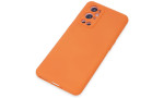 Newface One Plus 9 Pro Kılıf Nano içi Kadife Silikon - Turuncu