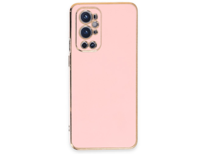 Newface One Plus 9 Pro Kılıf Volet Silikon - Pembe