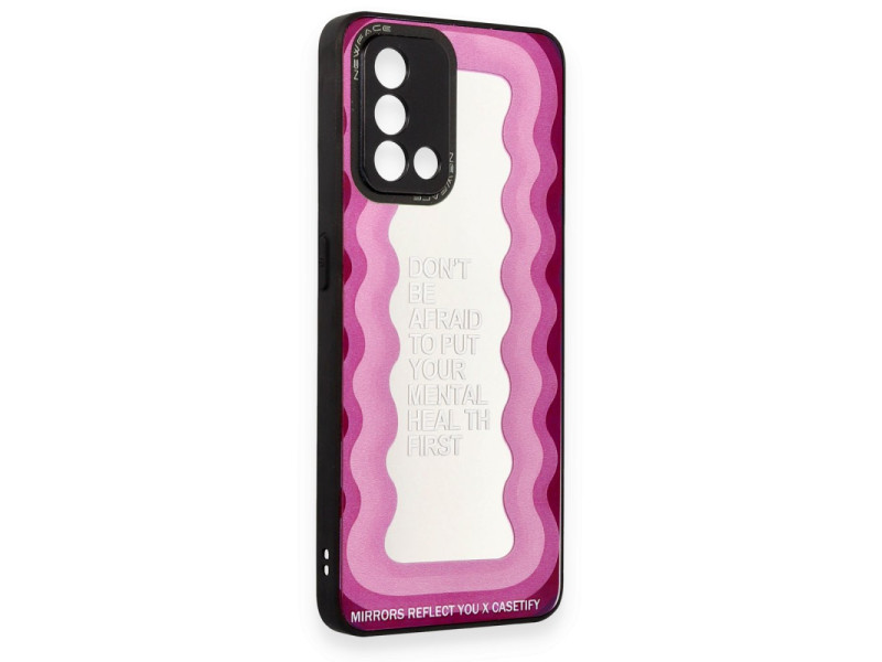 Newface Oppo A74 4G Kılıf Mirror Desenli Kapak - Mirror - 11