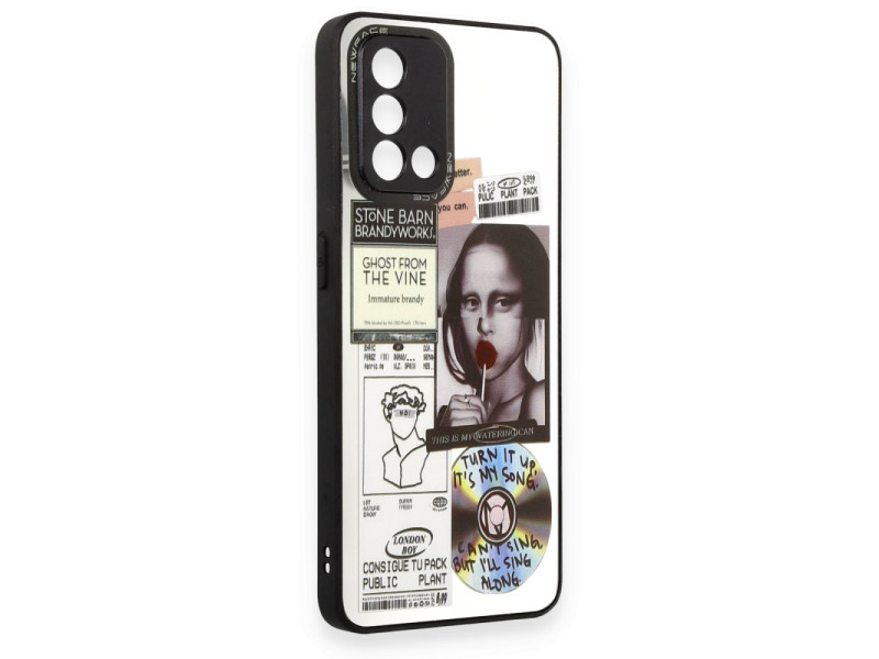 Newface Oppo A74 4G Kılıf Mirror Desenli Kapak - Mirror - 2