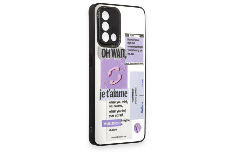 Newface Oppo A74 4G Kılıf Mirror Desenli Kapak - Mirror - 4