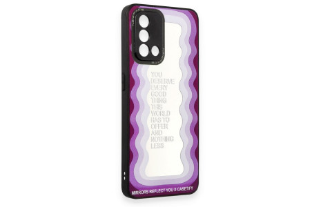 Newface Oppo A74 4G Kılıf Mirror Desenli Kapak - Mirror - 5