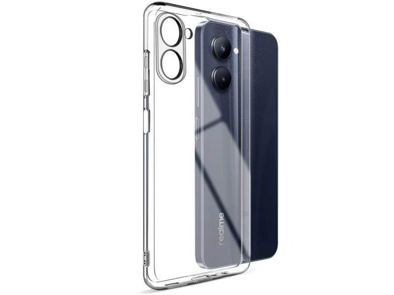 Newface Realme 10 4G Kılıf Lüx Şeffaf Silikon