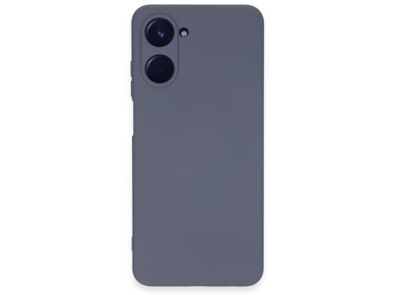 Newface Realme 10 4G Kılıf Nano içi Kadife Silikon - Gri