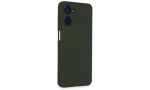 Newface Realme 10 4G Kılıf Nano içi Kadife Silikon - Koyu Yeşil