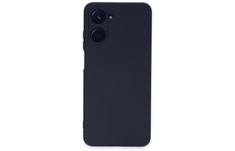 Newface Realme 10 4G Kılıf Nano içi Kadife Silikon - Lacivert