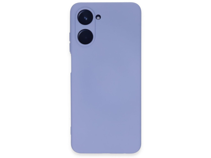 Newface Realme 10 4G Kılıf Nano içi Kadife Silikon - Lila