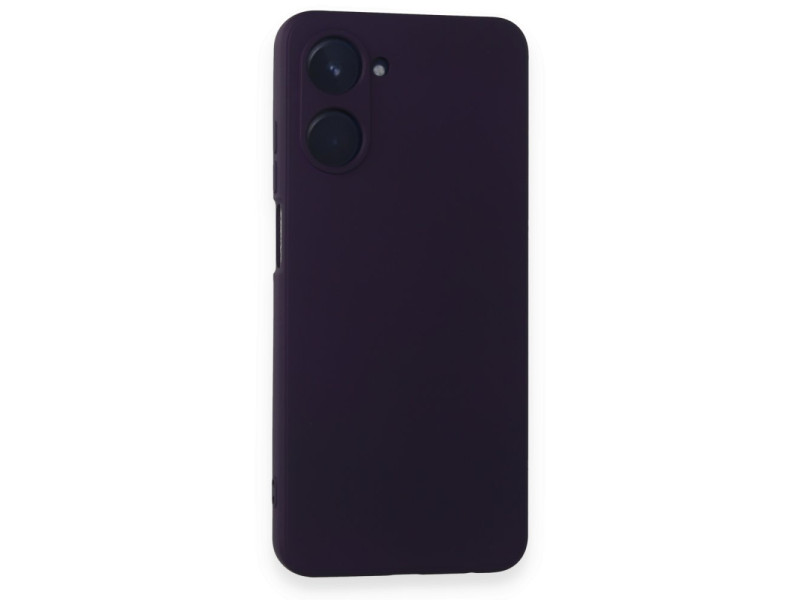 Newface Realme 10 4G Kılıf Nano içi Kadife Silikon - Mor