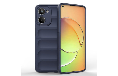 Newface Realme 10 4G Kılıf Optimum Silikon - Lacivert