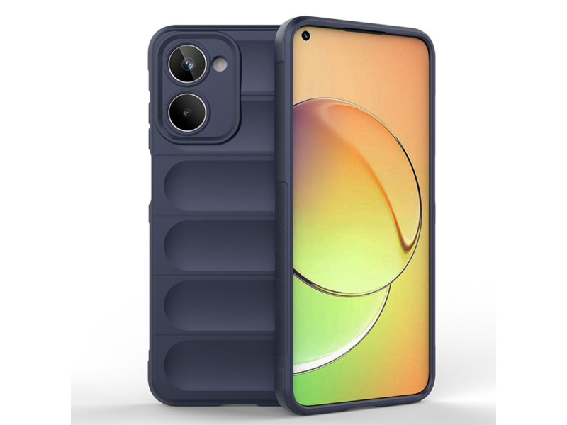 Newface Realme 10 4G Kılıf Optimum Silikon - Lacivert
