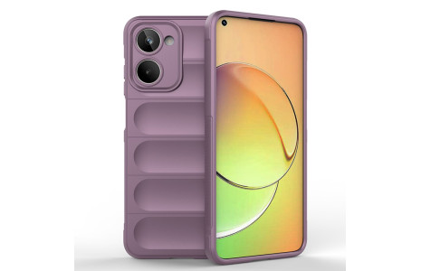Newface Realme 10 4G Kılıf Optimum Silikon - Mor