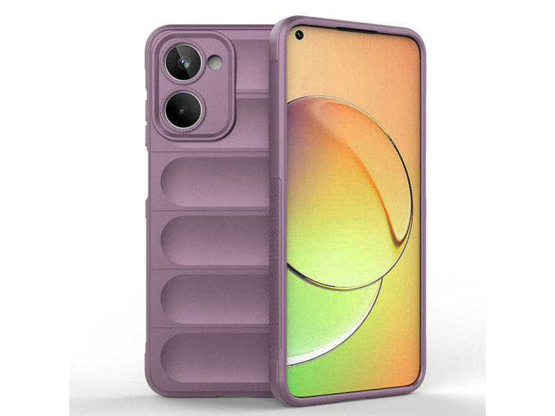 Newface Realme 10 4G Kılıf Optimum Silikon - Mor