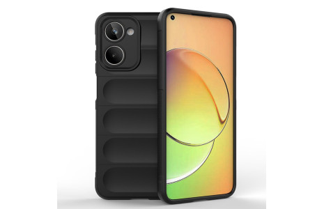 Newface Realme 10 4G Kılıf Optimum Silikon - Siyah