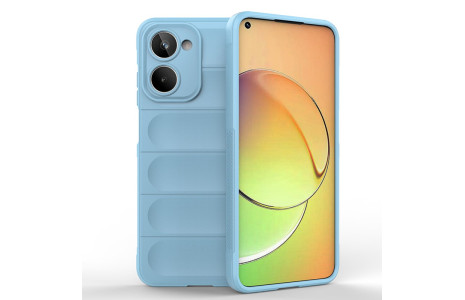 Newface Realme 10 4G Kılıf Optimum Silikon - Sky Blue