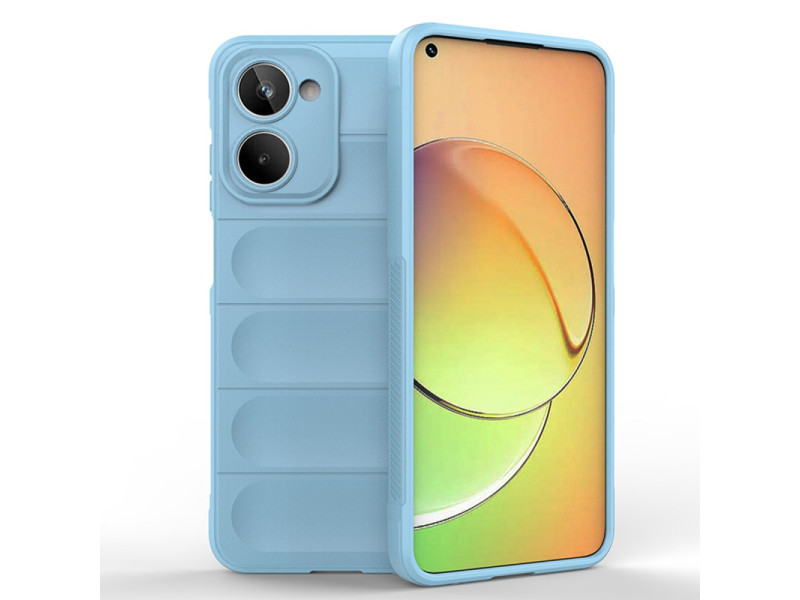 Newface Realme 10 4G Kılıf Optimum Silikon - Sky Blue